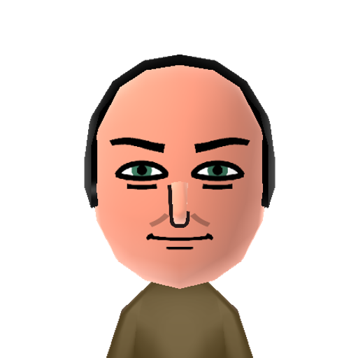 Specimen12 Mii character: From the Windows game "Spooky's House of Jump Scares". A man who wanders in a bizarre looking mansion searching for someone, or something.
