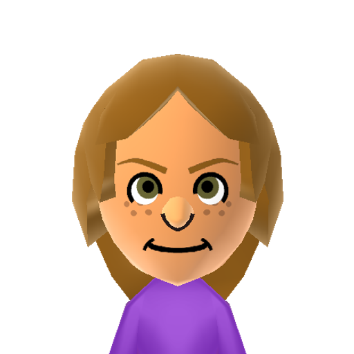 Verner Mii character: A MIi from Mythical Wolf's Custom CPU Miis Mod, a mod for WIi Sports