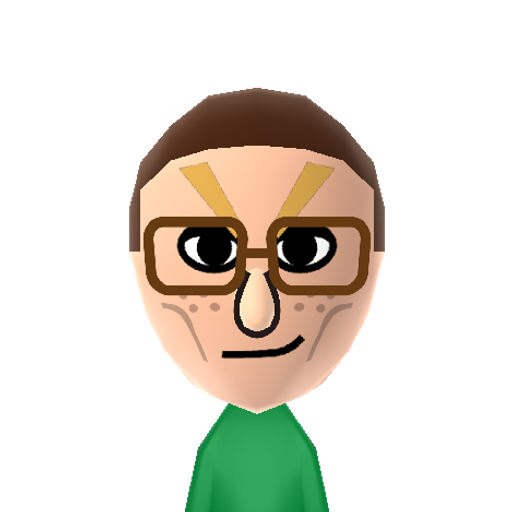 Demetree Mii character: A Mii used for Nintendo Network ID Demetree3 by Demetree.