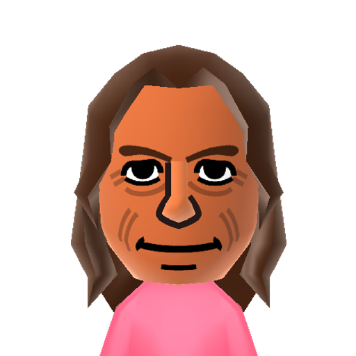 Bret Hart Mii character: WWE Hall of Famer known as "The Hitman".