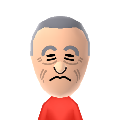 こじろー Mii character: A Mii from Jinsei Game Wii EX
