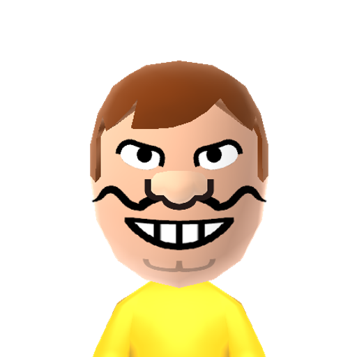 Wario Mii character preview