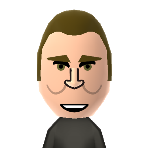 Rainer Mii character: A mii from Wii Sports Resort and Wii Party.
