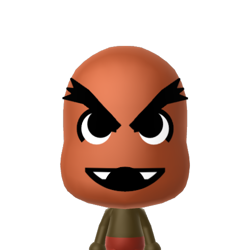Goomba Mii character preview