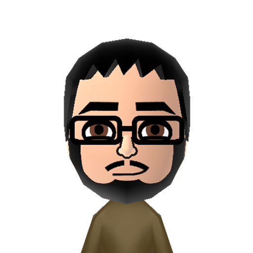 Ray N. Jr. Mii character: From Rooster Teeth, Achievement Hunter