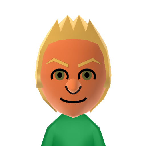 NINTENDO Mii character: a Default WaraWara Plaza Mii