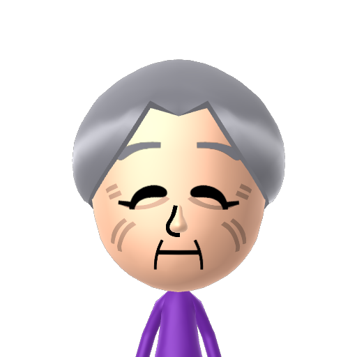 ババ Mii character: a Mii from Jinsei Game Wii