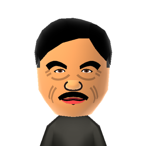 Oliv Stone Mii character: Movie director and winner of three Oscars. His films include "Platoon", "JFK" and "Natural Born Killers".