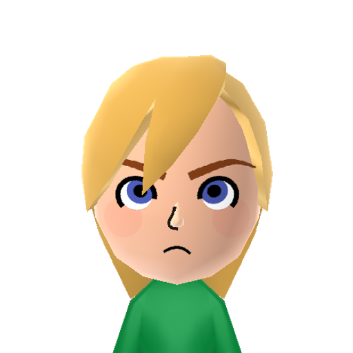 トルネUSSA Mii character: A Mii from Dillon's Dead-Heat Breakers, goes by “Tornza” in-game