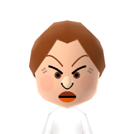 Mii196 Mii character: A Mii found in unused WaraWara files