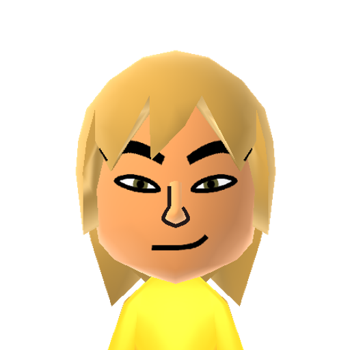 Lightning Mii character preview