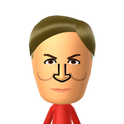 Bill Nye Mii character: Bill Nye AKA Bill Nye The Science Guy. Science show host.