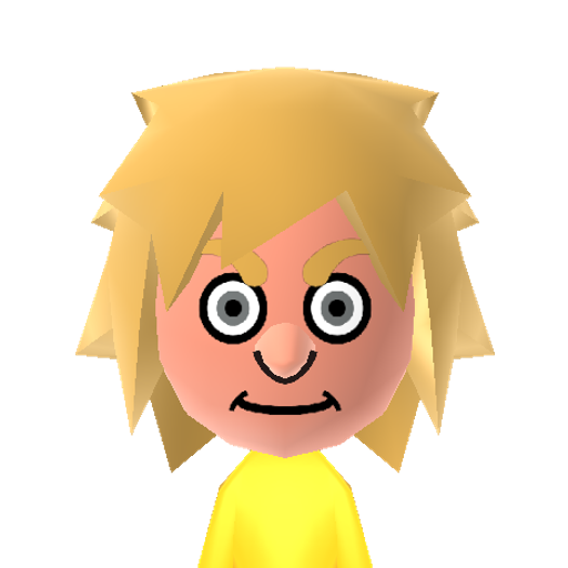 NINTENDO Mii character: A Mii found in unused WaraWara files