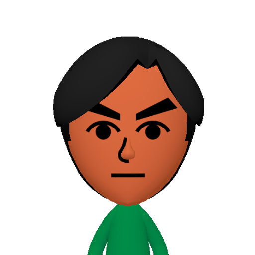 no name Mii character: This Mii is from the Switch SDK as a SampleDB Mii.