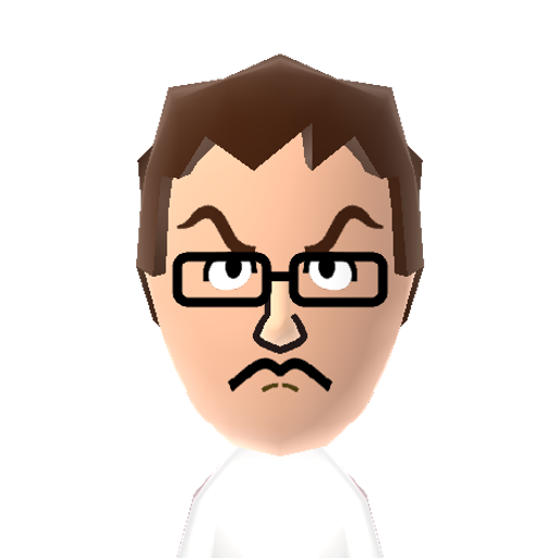 AVGN Mii character: The nerd from the AVGN web series.
