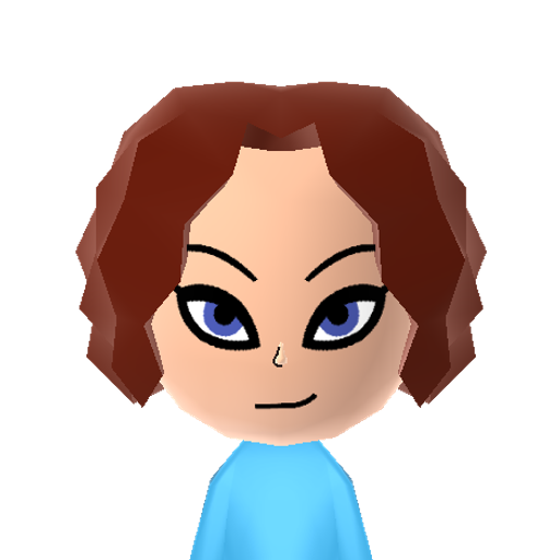Artisha Mii character: Scan image to obtain the Mii within it.

Travel Multiversal Mii #39

Artisha S. Williams

Artisha S. Williams (c) Ezra J. Cook II