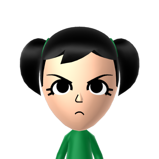 M.Artist F Mii character: My personal recreation of the Mii as it appears in the SSBU Mii Fighter DLC trailer.
