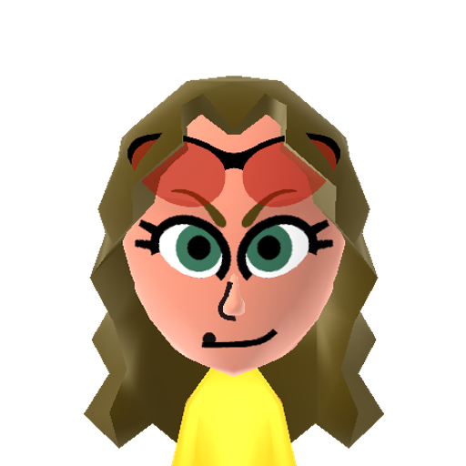 Scanty Mii character: The eldest of the two demon sisters from the anime "Panty & Stocking with Garterbelt". She may seem sassy and calm, but she has quite the unstable temperament and tends to get overexcited at times, which can lead to their defeat by the angels.