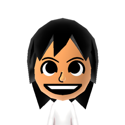 Luffy Mii character: From the anime/manga "One Piece" as a young boy without his hat.