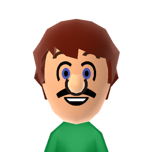 Luigi Mii character preview