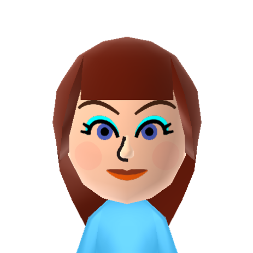 AshleyQ Mii character: The meanest of the Ashleys group from the Disney cartoon "Recess".
