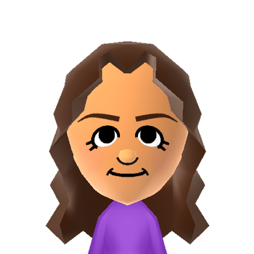Naomi Mii character: from @HafzaProductions2019
