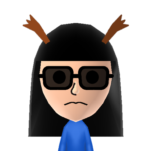 Darkleer Mii character: From the webcomic "Homestuck".