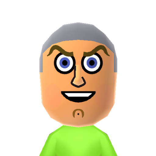 Buzz Mii character preview
