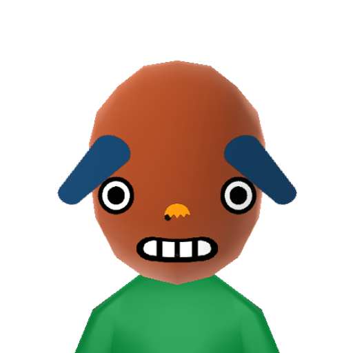 Axel Mii character: Axel from Animal Crossing, notable for being the only jock elephant in the entire series. WHONK!