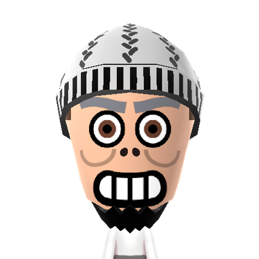 Achmed Mii character: Comedian ventriloquist Jeff Dunham's skelton puppet. He used to be a suicide bomber before things went wrong. His catchphrase is "I kill you!"