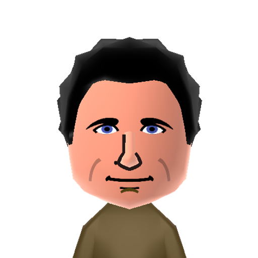 7th Doctor Mii character: The 7th Doctor from "Doctor Who" as played by Sylvester McCoy from 1987-1989.