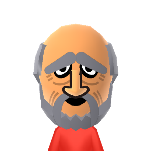 Old Man Mii character preview