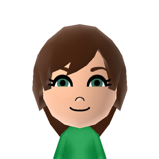Casey Mii character: A Mii used for Nintendo Network ID Luminoom by Casey.