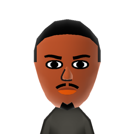 Trey Songz Mii character: A famous singer-songwriter, actor, and rapper.