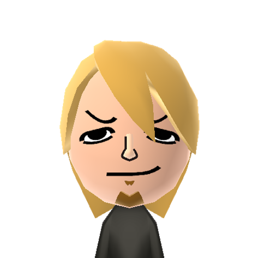 サンジ Mii character: A mean guy from the manga "One Piece".
