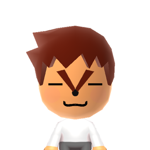 Stitches Mii character: Everybody's favorite bear cub from "Animal Crossing"!