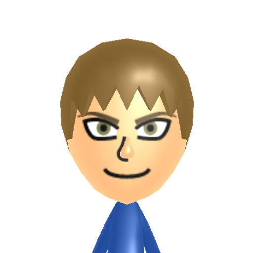 Tristan Mii character: A Mii used for Nintendo Network ID bloodfang122 by Tristan.