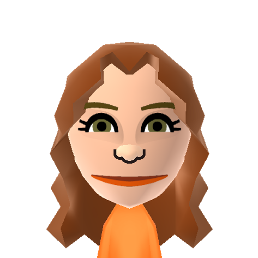 Julia R. Mii character: Academy Award winning actress from "Erin Brockovich", "Pretty Woman", "Steel Magnolias", and "Ocean's 11".