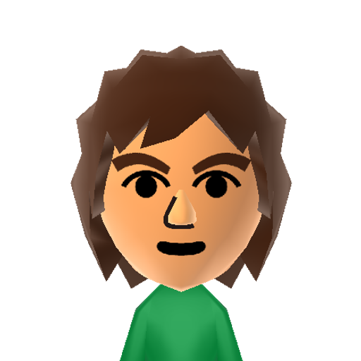 Neymar.jr Mii character: The Brazilian soccer player who plays on the Brazilian national team and FC Barcelona
