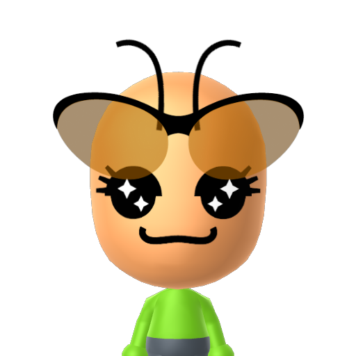 Vespid Mii character preview