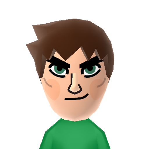 Joseph  Mii character: The protagonist of "Jojo's Bizarre Adventure Part 2: Battle Tendency"