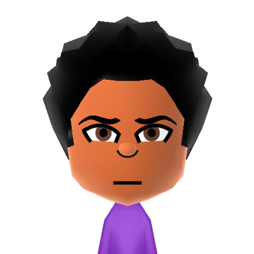 Huey Mii character: The big brother of Riley from "The Boondocks".