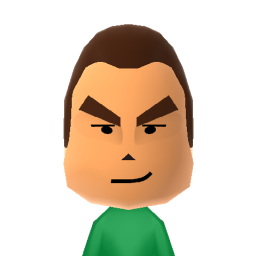 ドリルさま Mii character: A Mii from Dillon's Dead-Heat Breakers