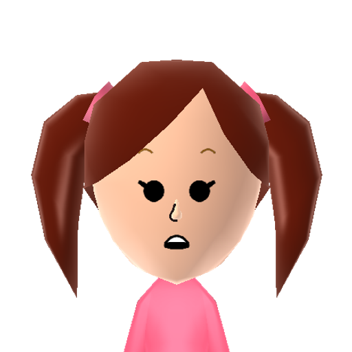 かりん Mii character: These are extracted and derived from the Mii Central Miis from the 3DS Miitopia.