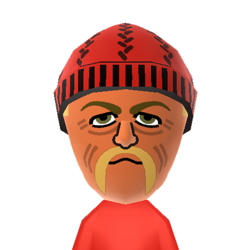 Hulk Hogan Mii character preview
