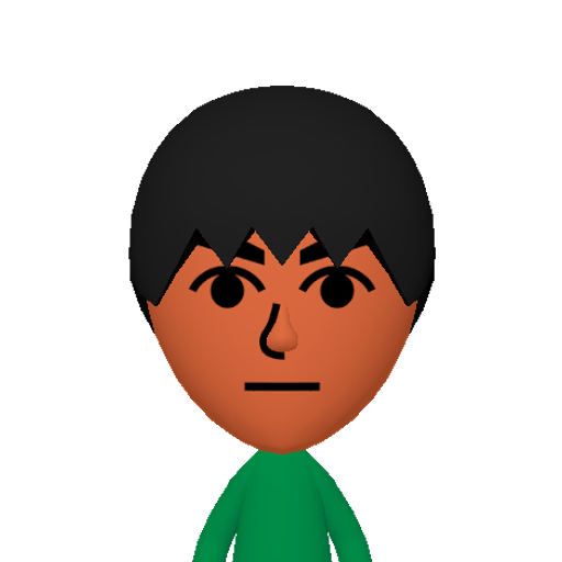 no name Mii character: This Mii is from the Switch SDK as a SampleDB Mii.