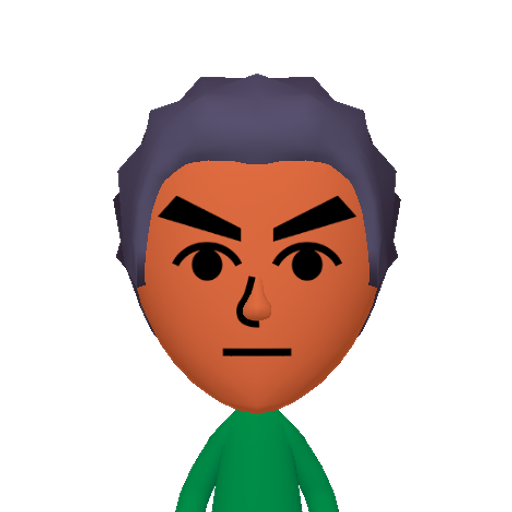 no name Mii character: This Mii is from the Switch SDK as a SampleDB Mii.