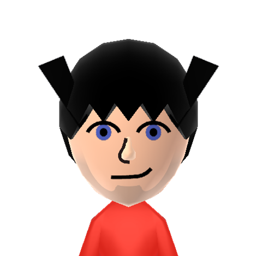 Sideswipe Mii character: Sunstreaker's twin from the generation 1 Transformers cartoon.