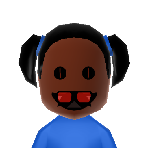 The Seeker Mii character: One of the main puppets from the 2016 Steam indie horror game "123 Slaughter Me Street 2"