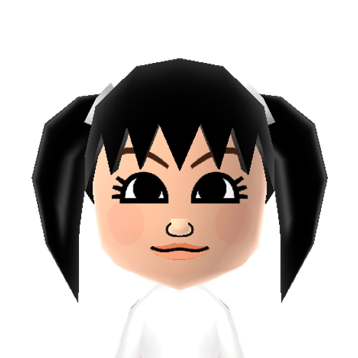 023 Mii character: this Mii can be seen at the start of AKB48+Me